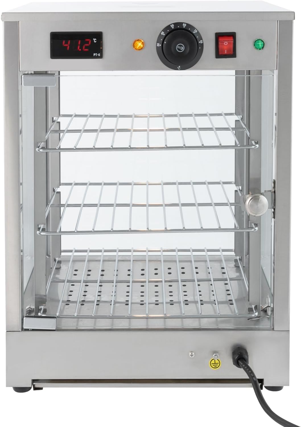 Warmhaltetheke,800w Kommerzieller SpeisenwäRmeschrank 220v 3 Stufen Elektrischer LebensmittelwäRmer