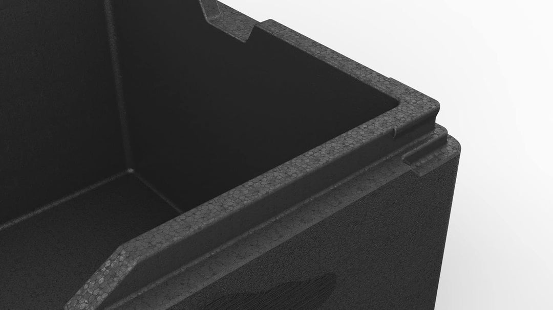 KÄNGABOX® Thermobox Expert GN 1/1 - Die Thermobox für Profis. 21-46 Liter EPP Isolierbox Schwarz 39