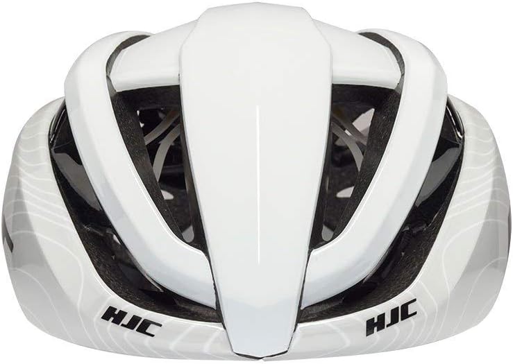 HJC Helmets Unisex – Erwachsene Ibex 2.0 strassenhelm, White Line Grey, L 58~61CM