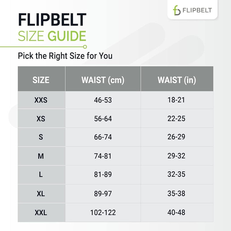 FlipBelt Classic - Gürtel mit Mehreren Taschen, Unisex XL Gelb, XL Gelb
