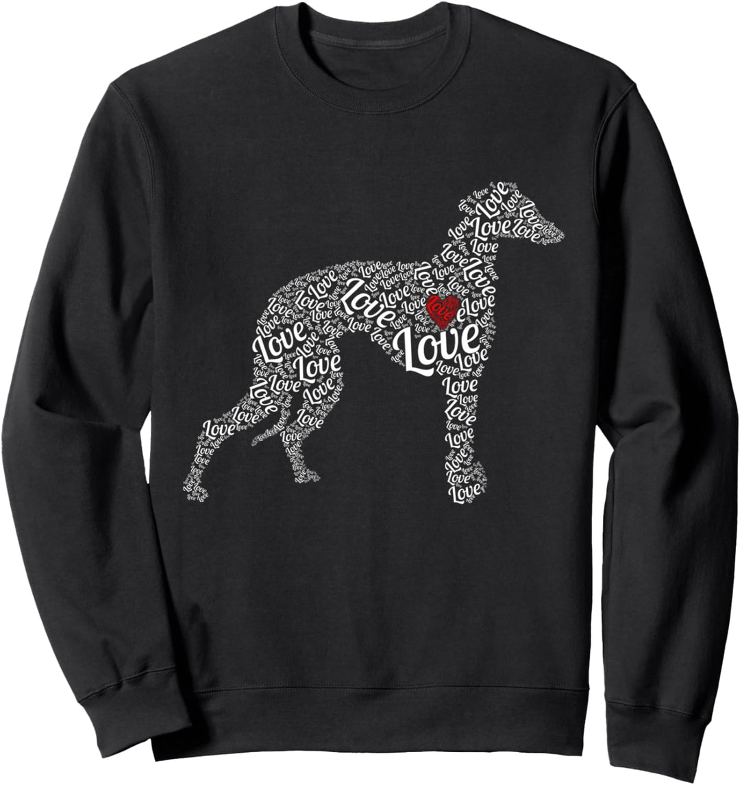 Windhund - Ich liebe Windhunde Sweatshirt