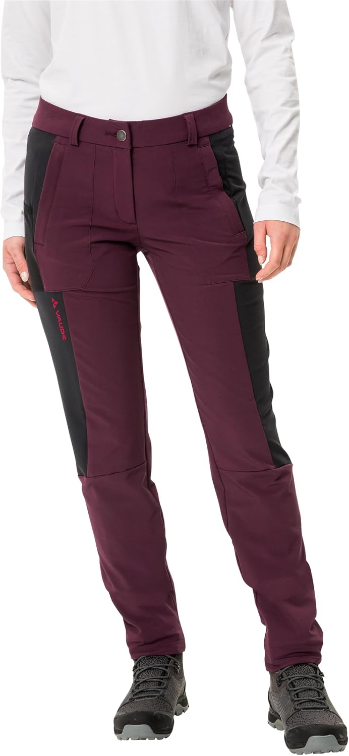 VAUDE Damen Hose Women's Elope Slim Fit Pants 42 Cassis, 42 Cassis