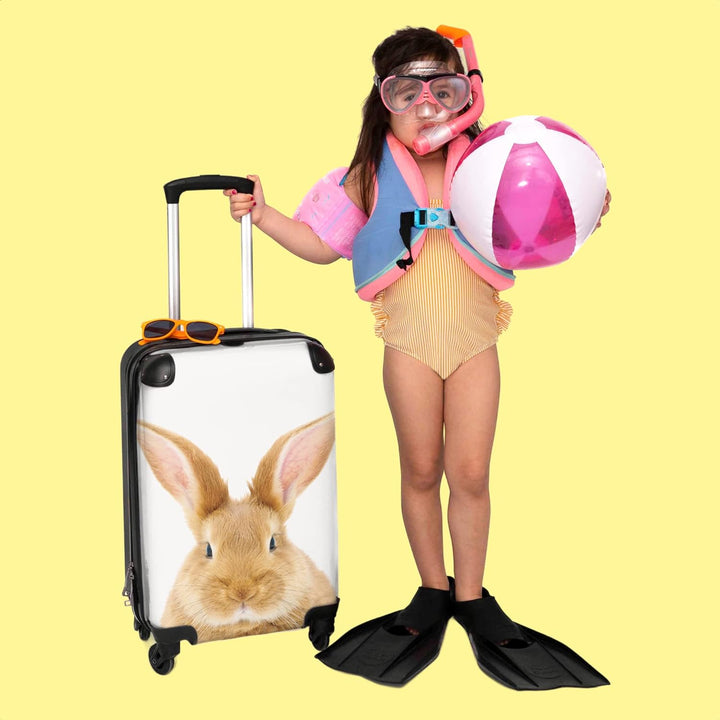 NoBoringSuitcases.com® Kinder Koffer Hartschalenkoffer Klein Rollkoffer Handgepäck Geschenk - Kanich