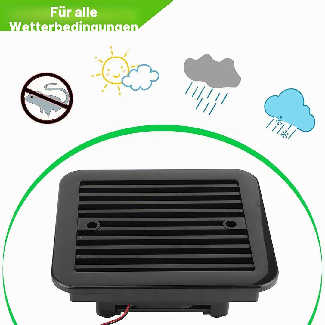 AUTOXBERT Lüftungsventilator für Wohnwagen, 2,4W 12V Lüftungsventilator geräuscharmes Lüftungsgebläs