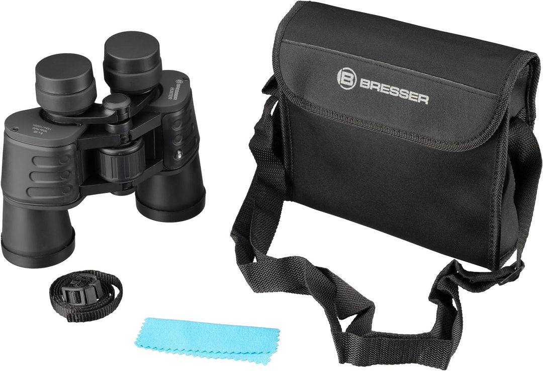 Bresser Fernglas Hunter 8x40 kompaktes Porro Fernglas, klein, leicht und ideal für Reisen, mit Mehrs