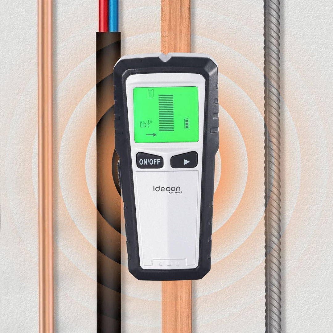 ideoon Leitungssuchgerät 5-in-1 Leitungssucher & Ortungsgerät – Präzises Suchgerät für Metall, Holz