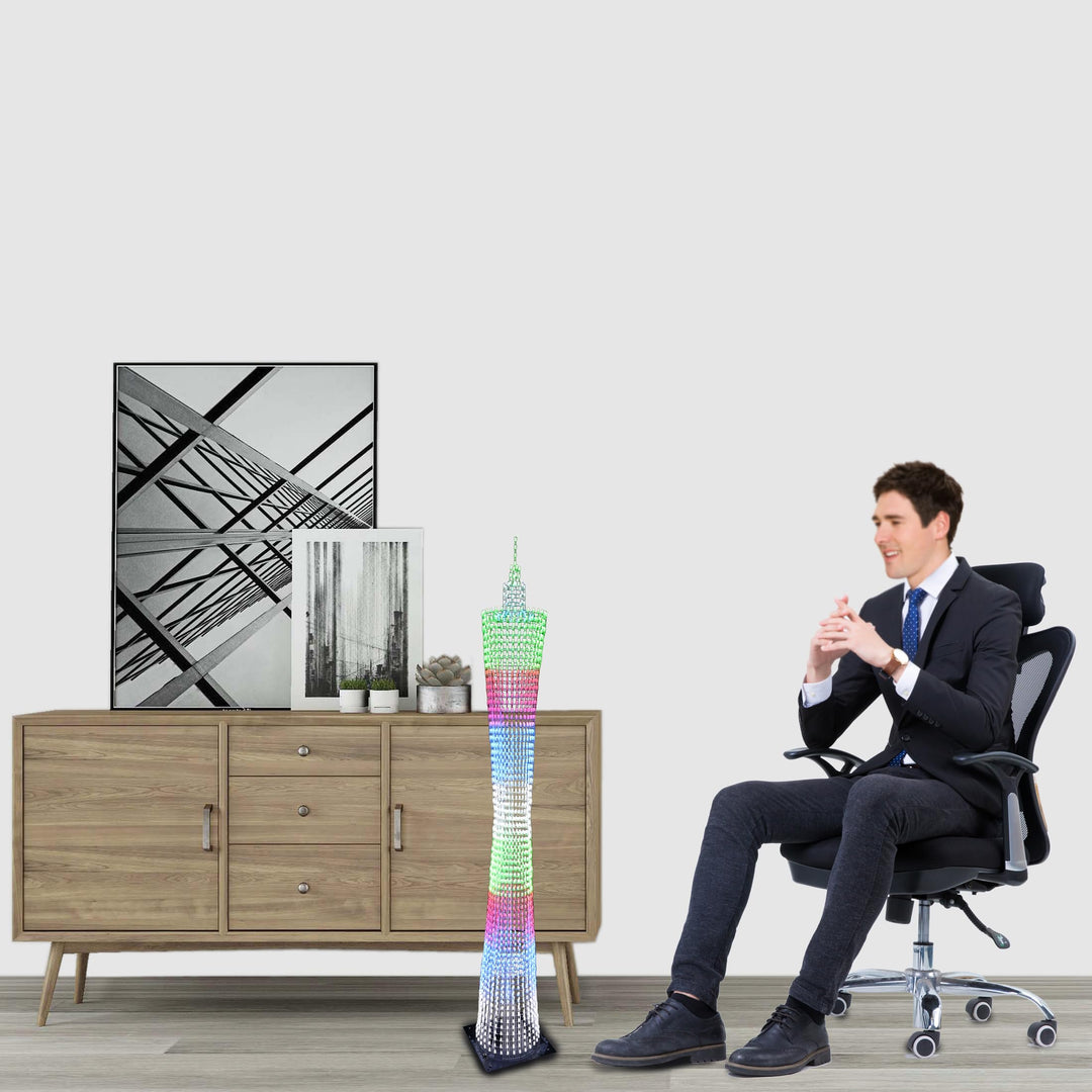 GZT-64D 1 Meter Led Canton Tower Modell DIY Elektronik Kit, LED Würfel Modell Handgemachtes Lötproje