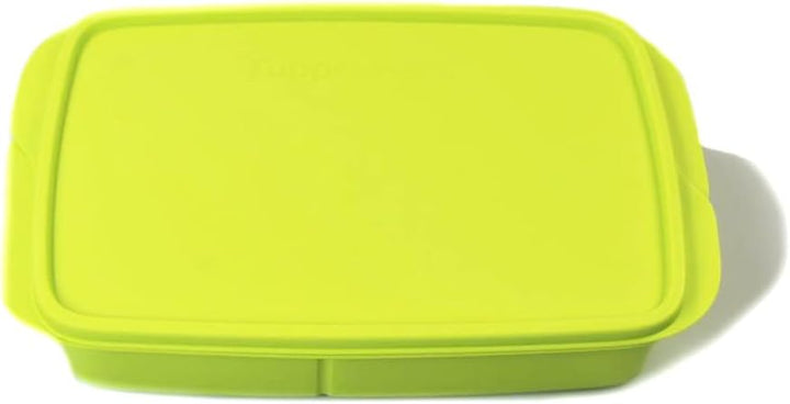 TUPPERWARE to Go Lunchbox 1 L Limette mit Trennwand Clevere Pause Schule