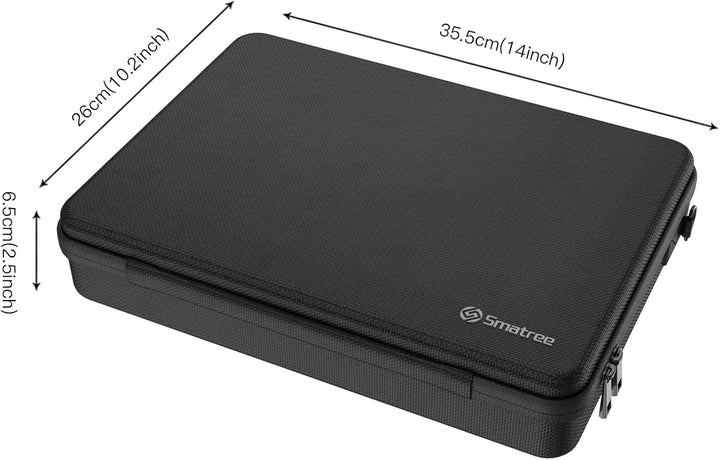 Smatree Hartschale 13,3 Zoll für MacBook Air 13,6 Zoll 2022/MacBook Pro 13,3-14 Zoll 2021, Tragetasc