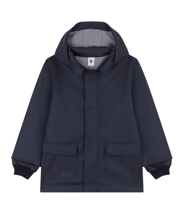 Petit Bateau Jungen Gewachster Mantel 3 Jahre Blau Smoking, 3 Jahre Blau Smoking