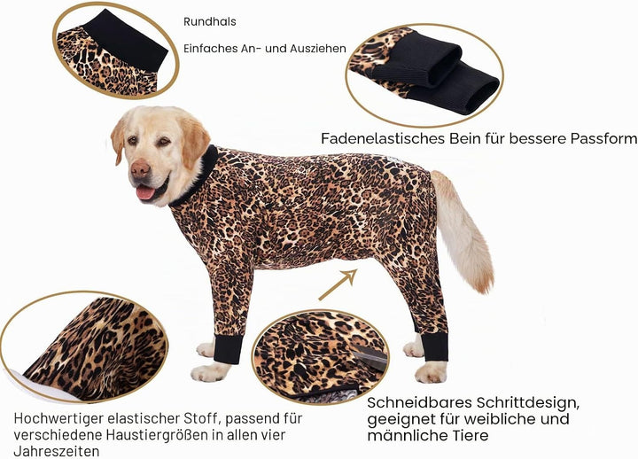 BT Bear Grosse Hundekleidung Onesie Kleidung Schützen Gelenke Pet Pyjamas Pyjamas für mittlere gross