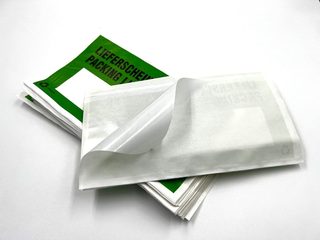 umschlag-discount – grüne Versandtaschen aus Papier für Lieferscheine, Rechnungen, Retourenscheine &