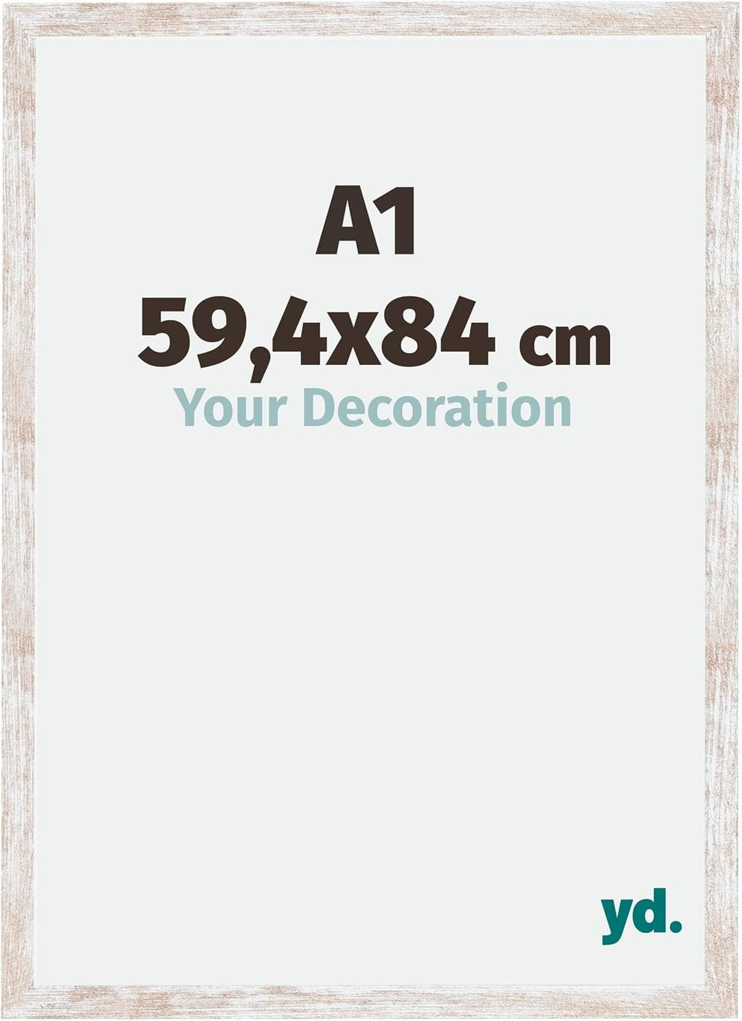yd. Your Decoration - Bilderrahmen 59,40x84,00 cm - Bilderrahmen aus MDF mit Acrylglas - Antireflex