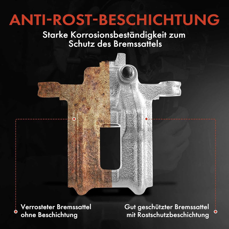 Frankberg Bremssattel Vorderachse Links Kompatibel mit 3er E46 325 330 1999-2006 X3 E83 2003-2011 Z4