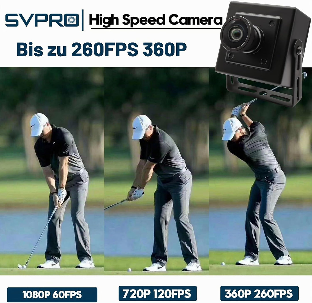 Svpro High Speed USB Kamera für Computer 1080P 60fps,720P 120fps,360P 260fps Machine Vision Industri