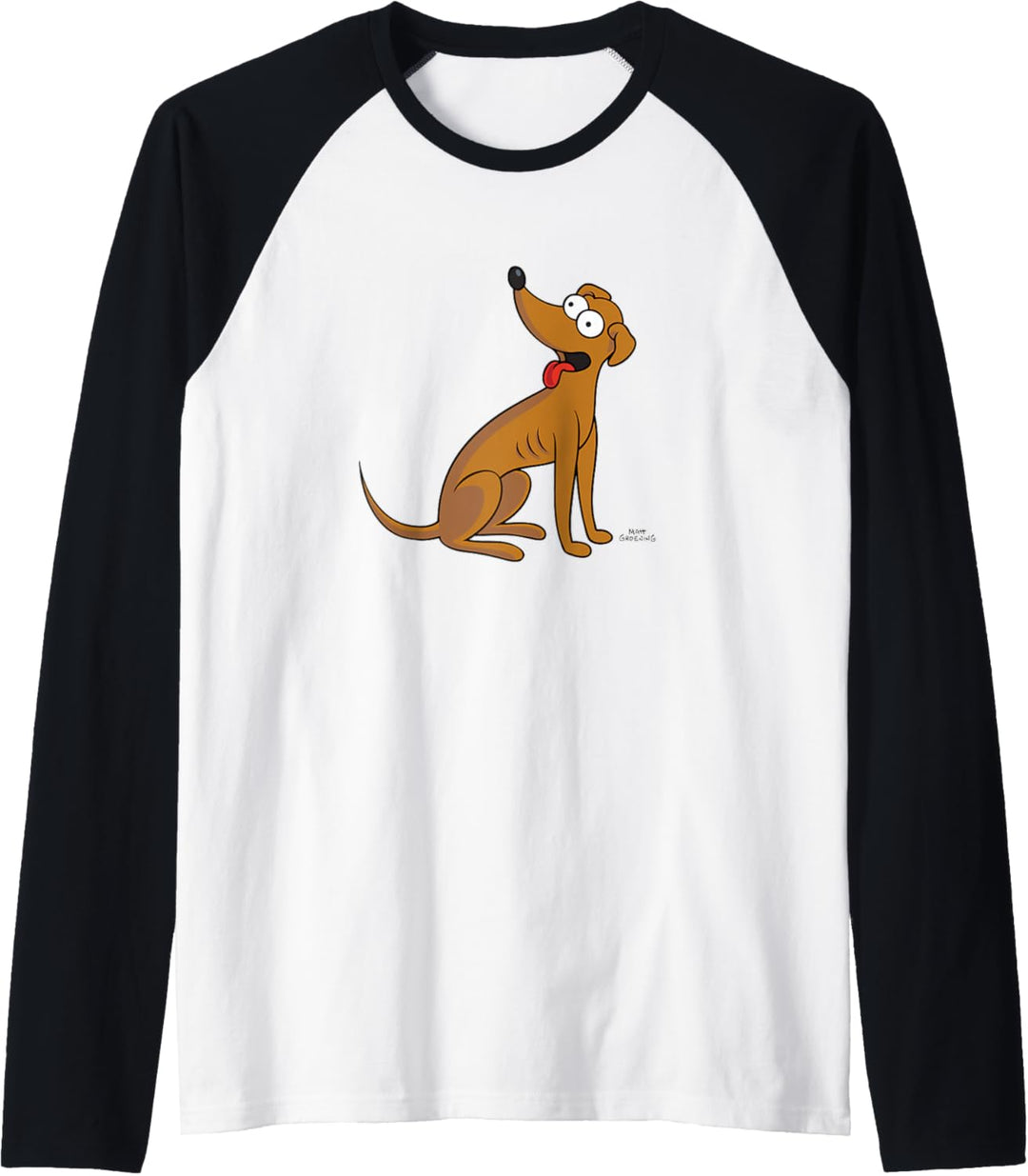 The Simpsons Santa’s Little Helper Raglan