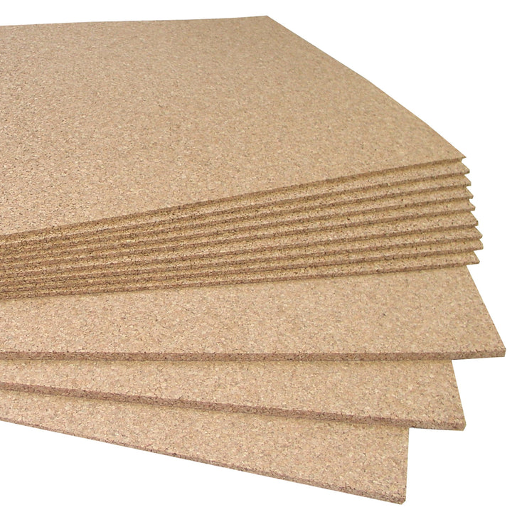 TRECOR® Pinnwand Korkplatte [Format: 925 x 610 mm] - 12 mm Stärke - Hochelastisch und Antistatisch -
