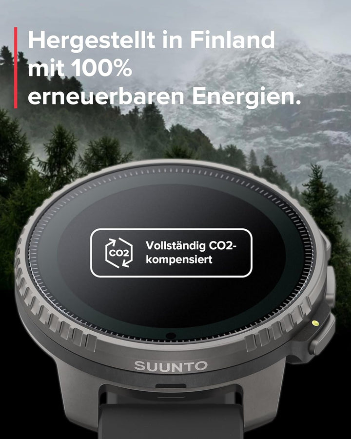 SUUNTO Vertical Abenteuer Uhr - GPS Smartwatch, Zweifrequenz GPS Navigation, Kostenlose Offline-Kart