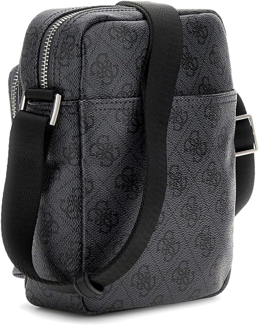 GUESS Unisex Vezzola Xbody Umhängetasche 14x20x4 cm Bla, 14x20x4 cm Bla