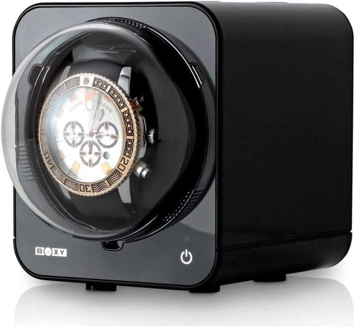 Boxy Fancy Uhrenbeweger schwarz PRO1 mit Netzadapter
