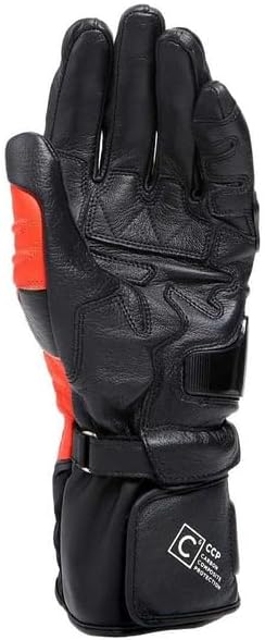 Dainese Carbon 4 Long Motorradhandschuhe L BLACK/FLUO-RED/WHITE, L BLACK/FLUO-RED/WHITE