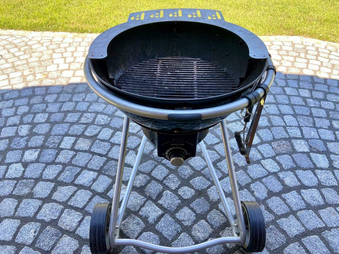 Grillaufsatz Kugelgrill Weber 47cm 57cm 5x Stockfisch Fisch Grill Spiesshalter Fischhalter Griller B