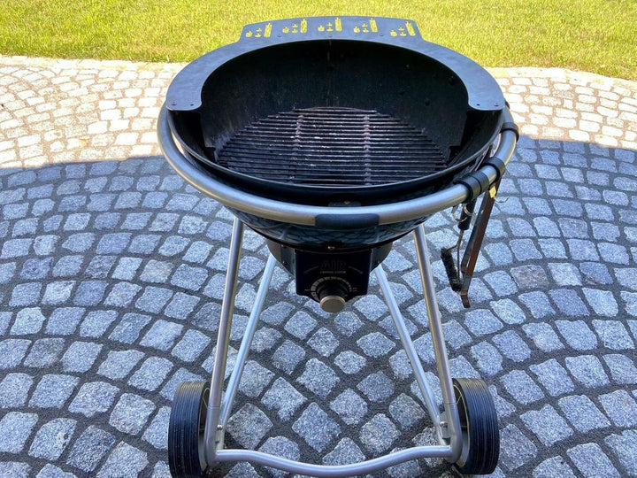 Grillaufsatz Kugelgrill Weber 47cm 57cm 5x Stockfisch Fisch Grill Spiesshalter Fischhalter Griller B