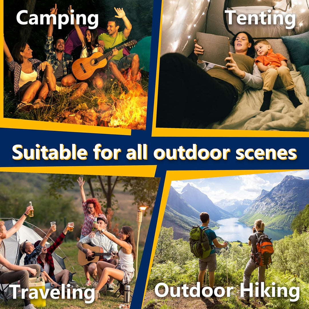 Hioutdoor Isomatte 10CM Camping Ultraleicht Aufblasbare Mit Fusspresse Pumpe Für Outdoor Wandern Str