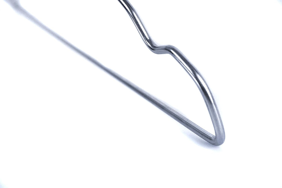 Drahtbügel 50 Stück, extra Starke Metall-Kleiderbügel mit 3,0mm, hochwertig verzinkt mit Kerben