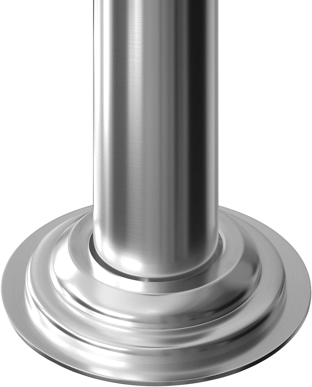 MONZANA® Treppengeländer Edelstahl Pflegeleicht 120cm mit 4 Querstreben Innen und Aussen Handlauf Ge