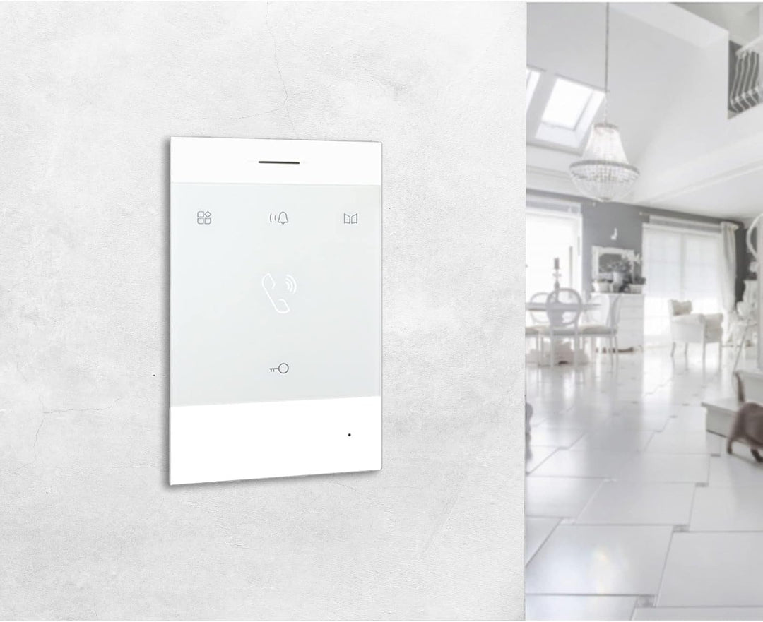 Nonic Balter EVO Aufputz Video-Türsprechanlagen WLAN Set 2 Familienhaus (1x Türstation mit Kamera Sc