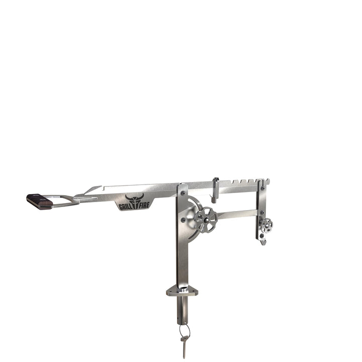 Grillfire XT-SET GRILLHAND – Höhenverstellbarer Edelstahl-Grillarm für FX-Feuerplatten | Werkzeuglos