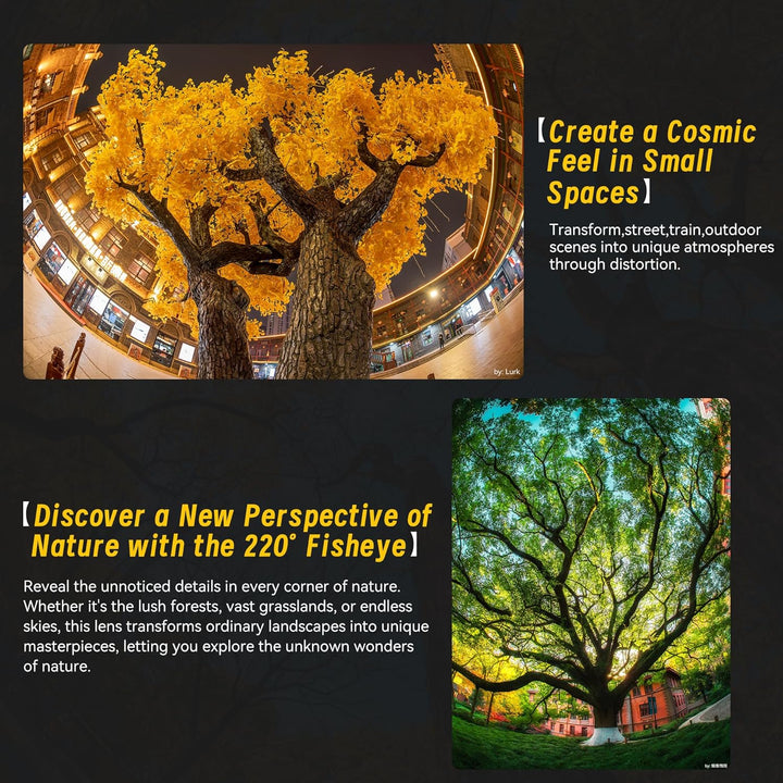 7artisans 6mm F2.0 für Z-Mount APS-C-Fischaugen-Ultraweitwinkel-Kameraobjektiv, manueller Fokus, 220