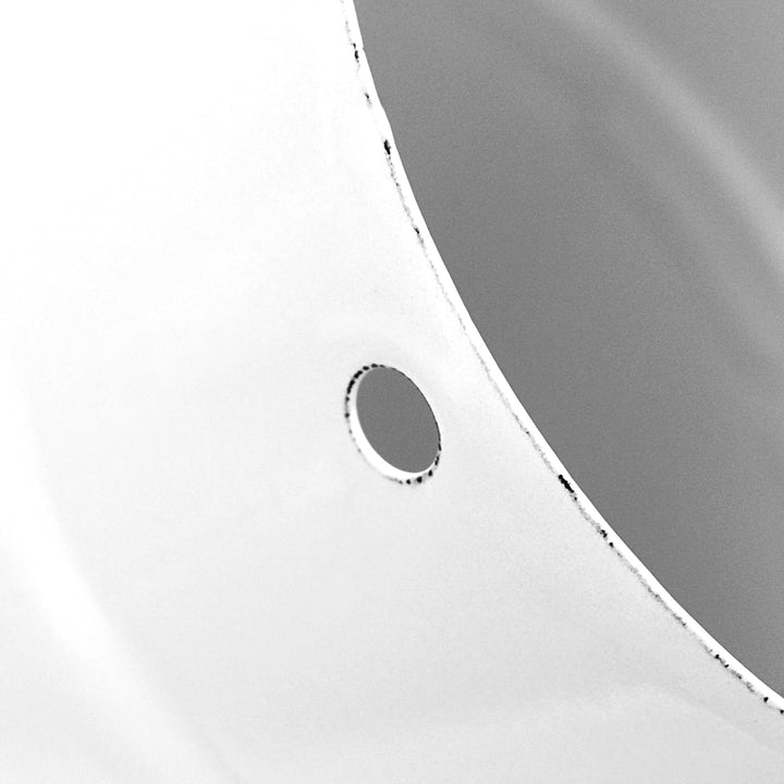raik ESH027-120-w Rauchrohrbogen/Ofenrohrbogen Emaille 120mm - 45° Bogen glatt Weiss, Weiss