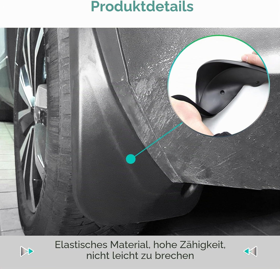 GAFAT V-W T-Cross Schmutzfänger, 2018-2022 2023 T-Cross Kotflügel Vorne und Hinten, Spritzschutz Aut