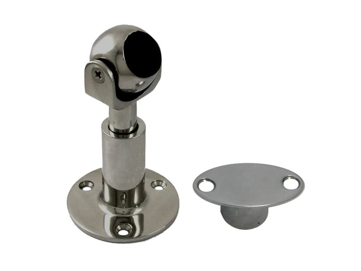 Yacht Steel Türstopper magnetisch verstellbar 51mm, 115mm, 25mm AISI 316