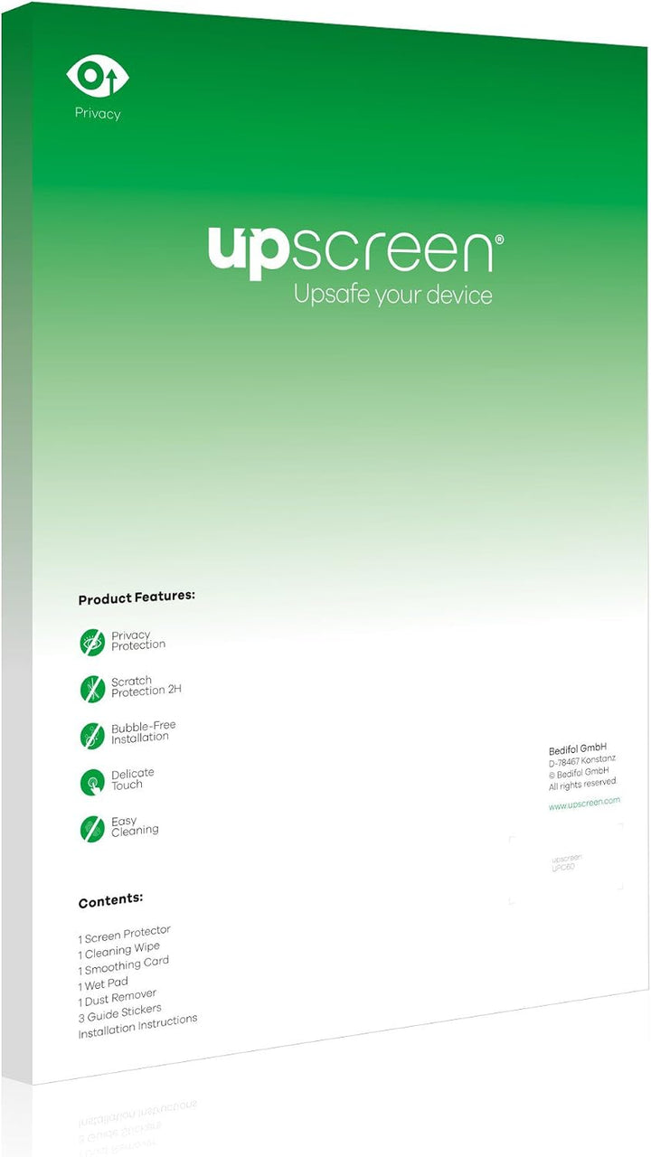 upscreen Anti-Spy Blickschutzfolie für HP Omen 17-cb0171ng Privacy Screen Displayschutz-Folie [Sicht