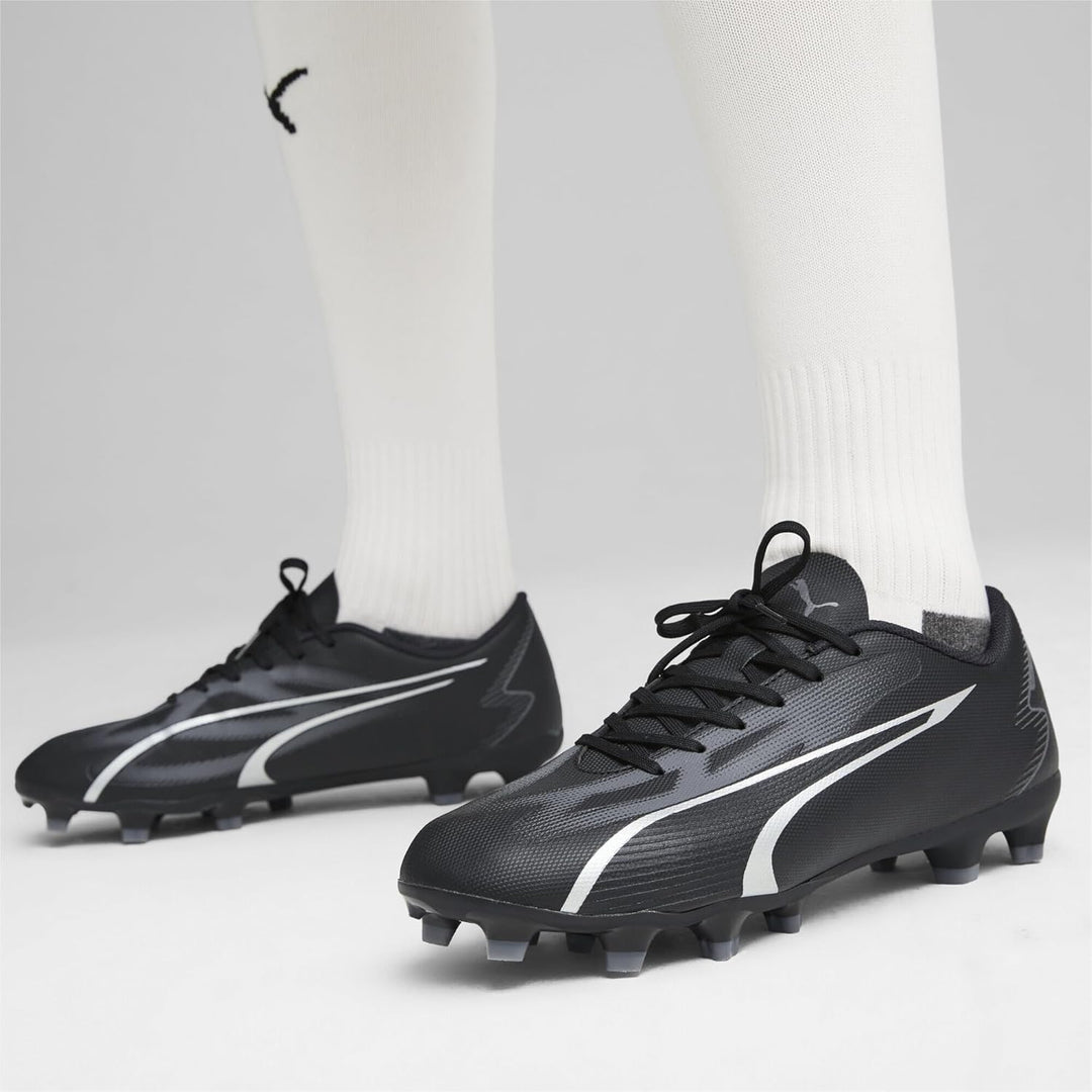 PUMA Men's Ultra Play Fg/Ag Soccer Shoe 40 EU Puma Black Asphalt, 40 EU Puma Black Asphalt