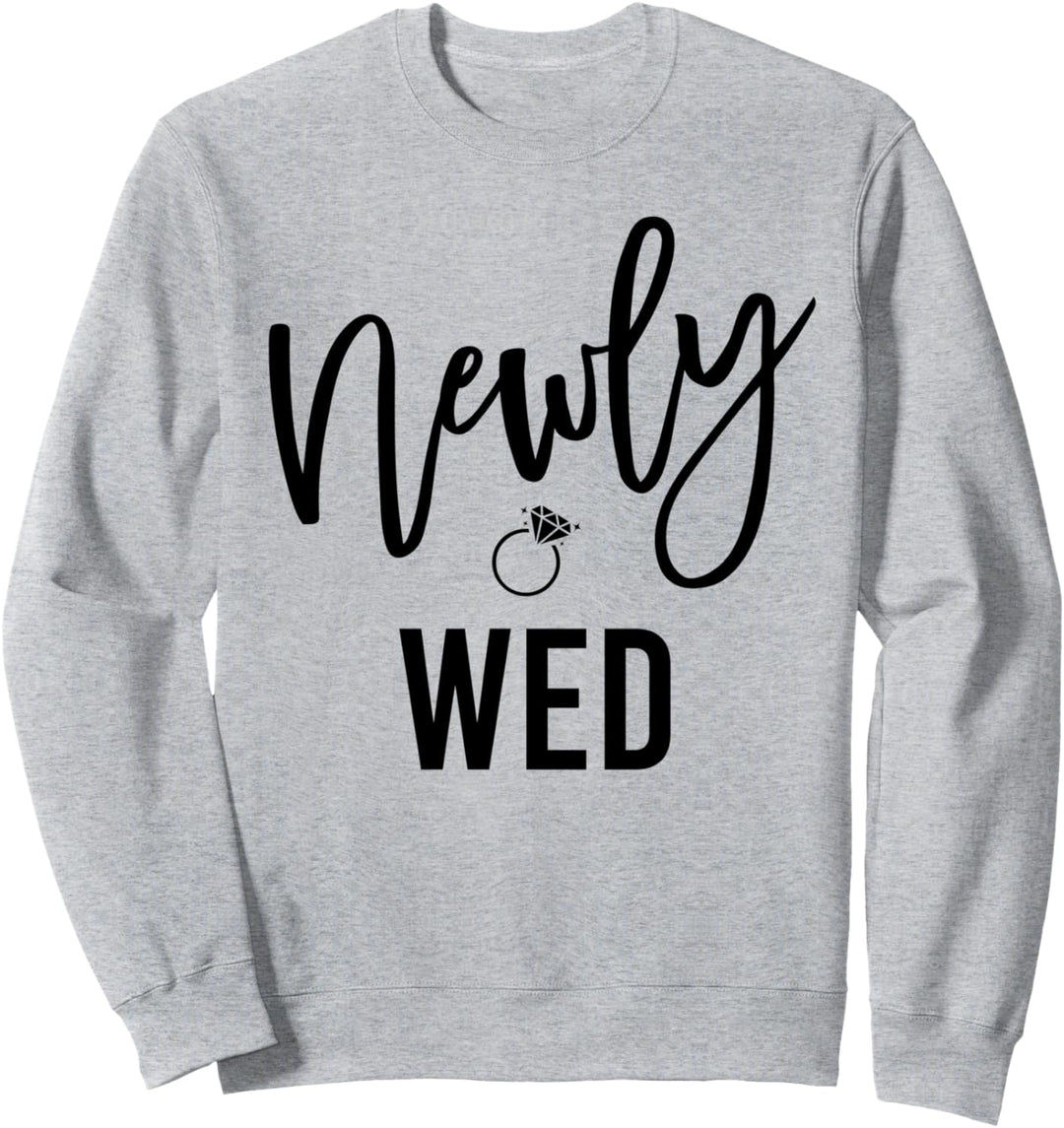 Ring Graphics Script Newlywed Sweatshirt