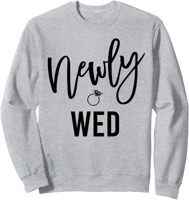 Ring Graphics Script Newlywed Sweatshirt