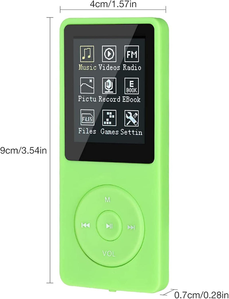 MP3-Player, MP3/MP4 digitaler Musik-Player, Lychee Upgrade, 8 GB, tragbarer HiFi-Sound, Musik-Player