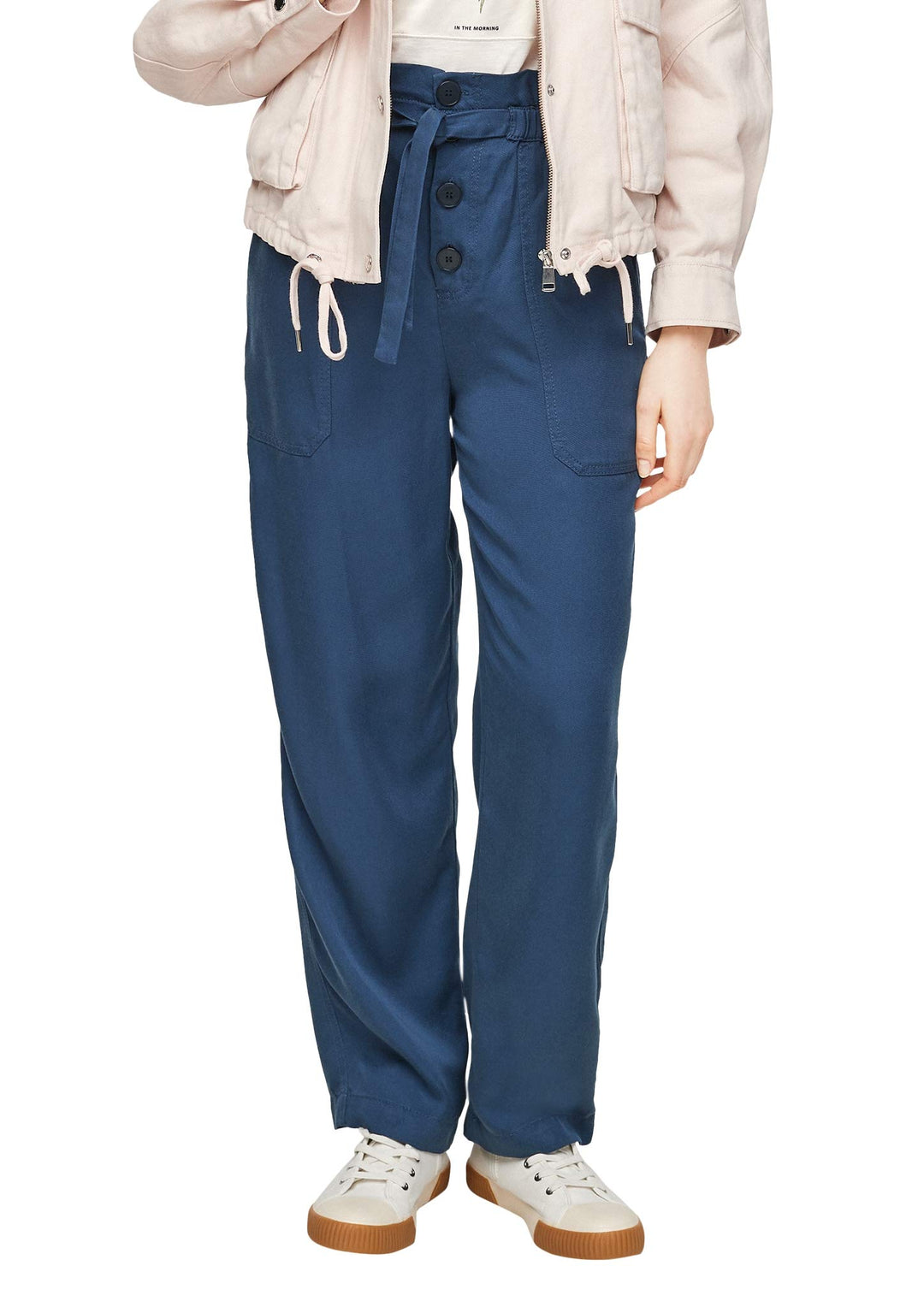 s.Oliver Damen Hose 34W Blau, 34W Blau