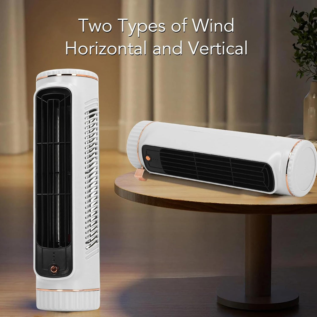 Yunir Turmventilator, Turmventilator für Schlafzimmer mit 3 Geschwindigkeiten, Leise, Tischventilato