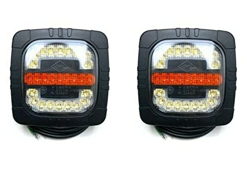 MelTruck® 2x LED Positionsleuchte mit Blinker E9 für LKW Anhänger Traktor Schlepper Bagger HIT