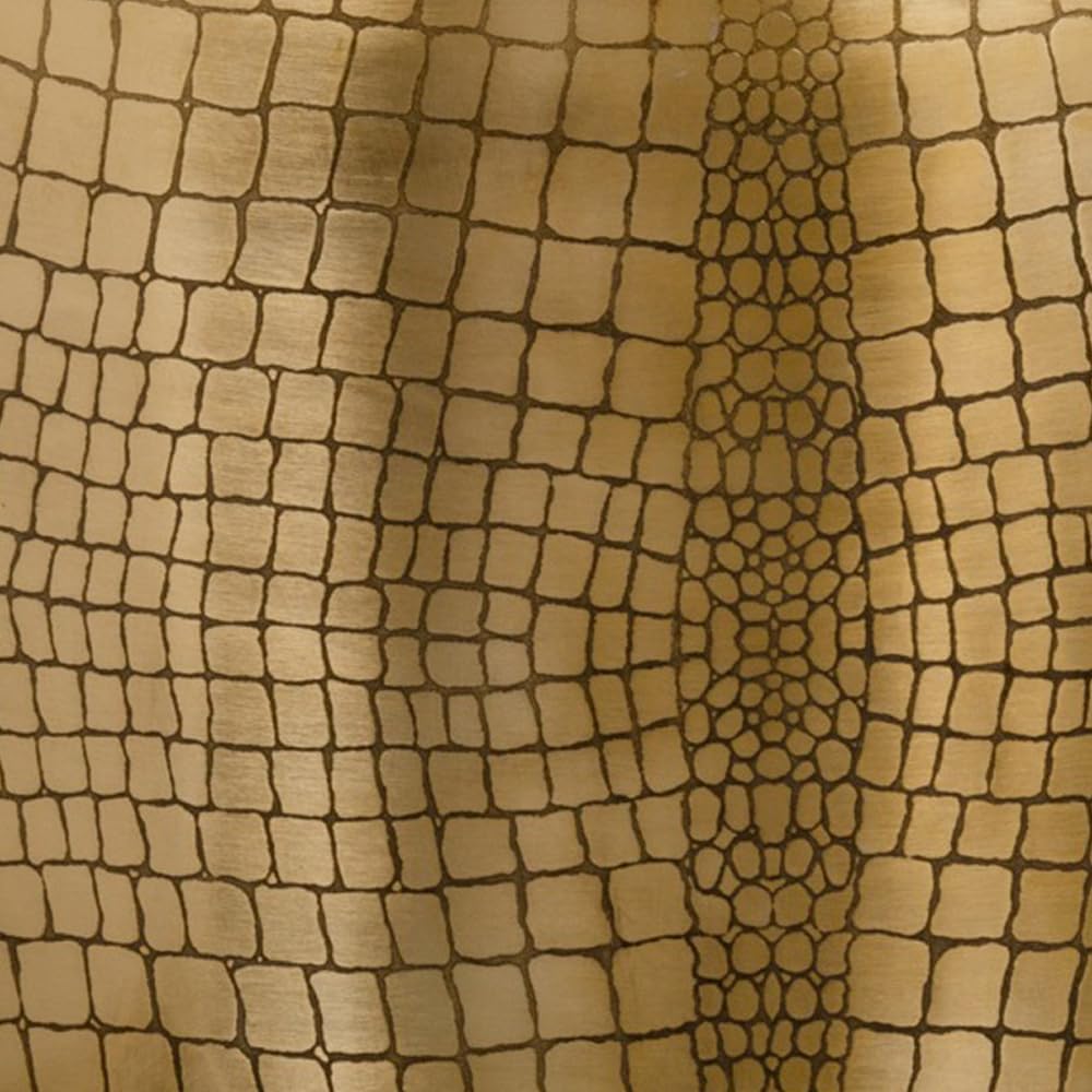Goldene Vase, Metall, 24 x 9 x 24 cm