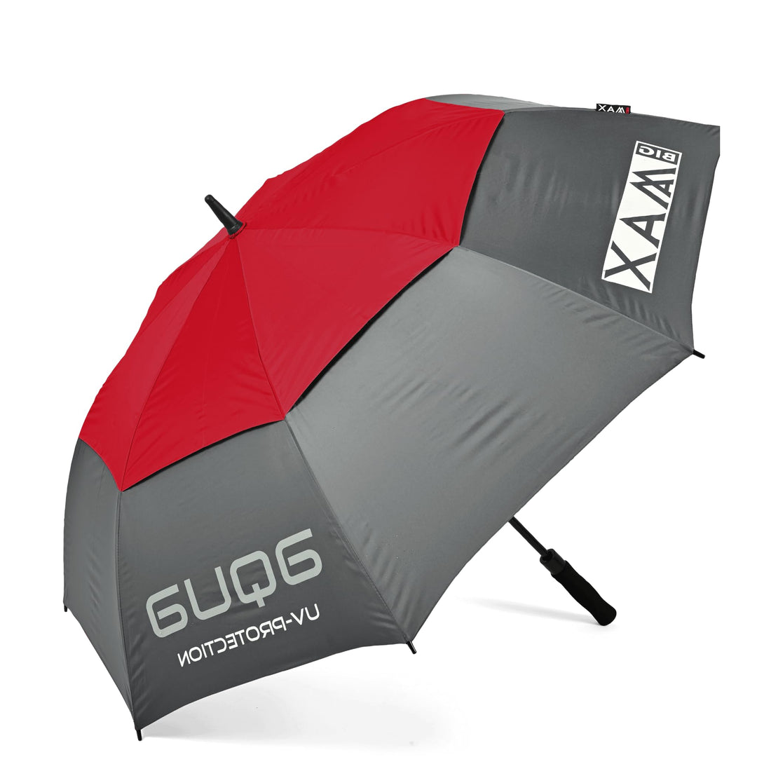 BIG MAX I-Dry Aqua Golf Regenschirm mit UV Schutz - 100% Wasserdicht (Rot)