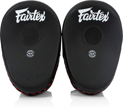 Fairtex FMV13 Maximierter Fokus Handschuhe für Boxen, Muay Thai Kickboxen, MMA Schwarz, Schwarz