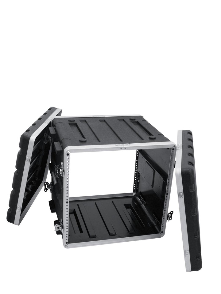 Roadinger 30106036 KR-19 DD Kunststoff-Rack (10HE) schwarz