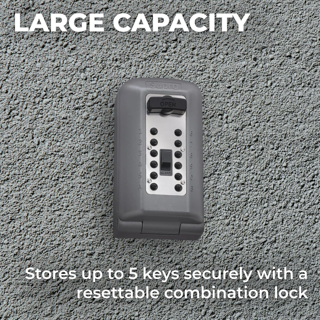 Kidde AccessPoint 002047 KeySafe Professioneller Sicherheitsschlüsselkasten, Grau Kein Alarmsensor,