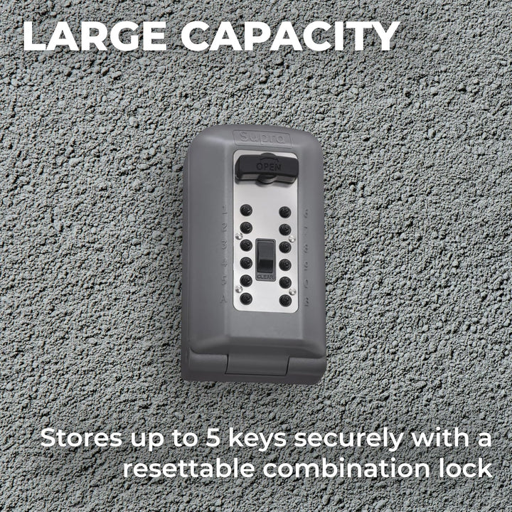 Kidde AccessPoint 002047 KeySafe Professioneller Sicherheitsschlüsselkasten, Grau Kein Alarmsensor,